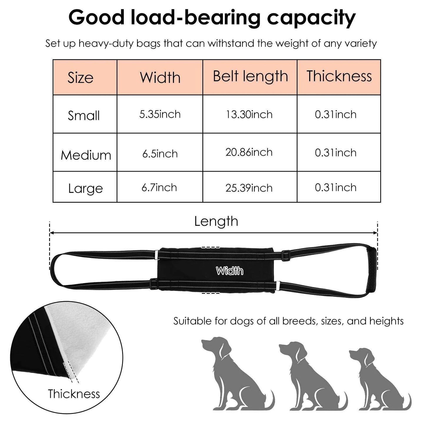Adjustable Dog Lift HarnessDescription:
Give your furry friend the support they need! This adjustable harness helps pets with joint injuries or mobility issues, allowing them to move with comRegal Pet PalaceRegal Pet PalaceAdjustable Dog Lift