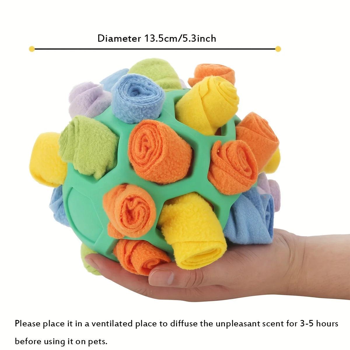 Interactive Sniffing Puzzle Ball