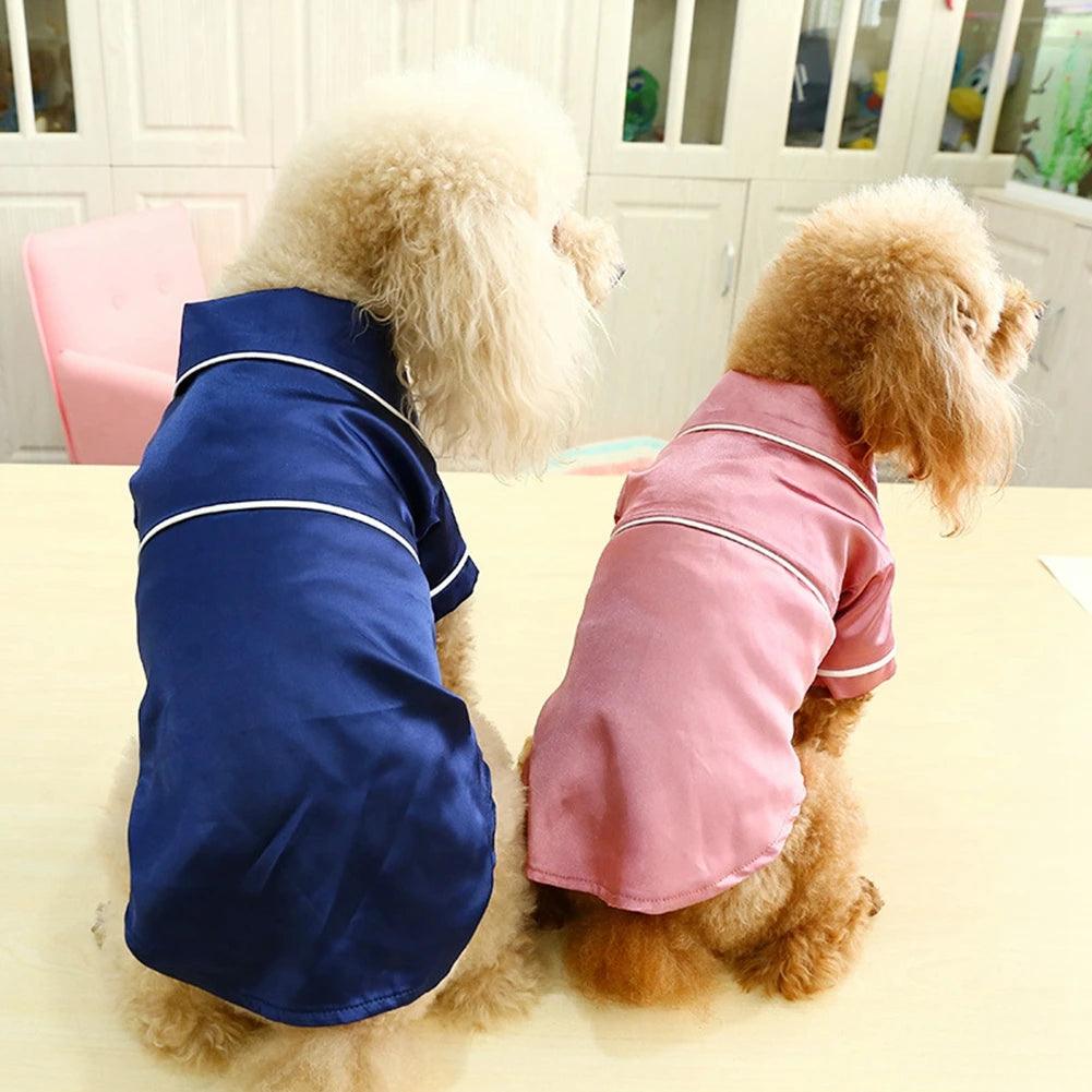 Silk Dog Pajamas for Sleep