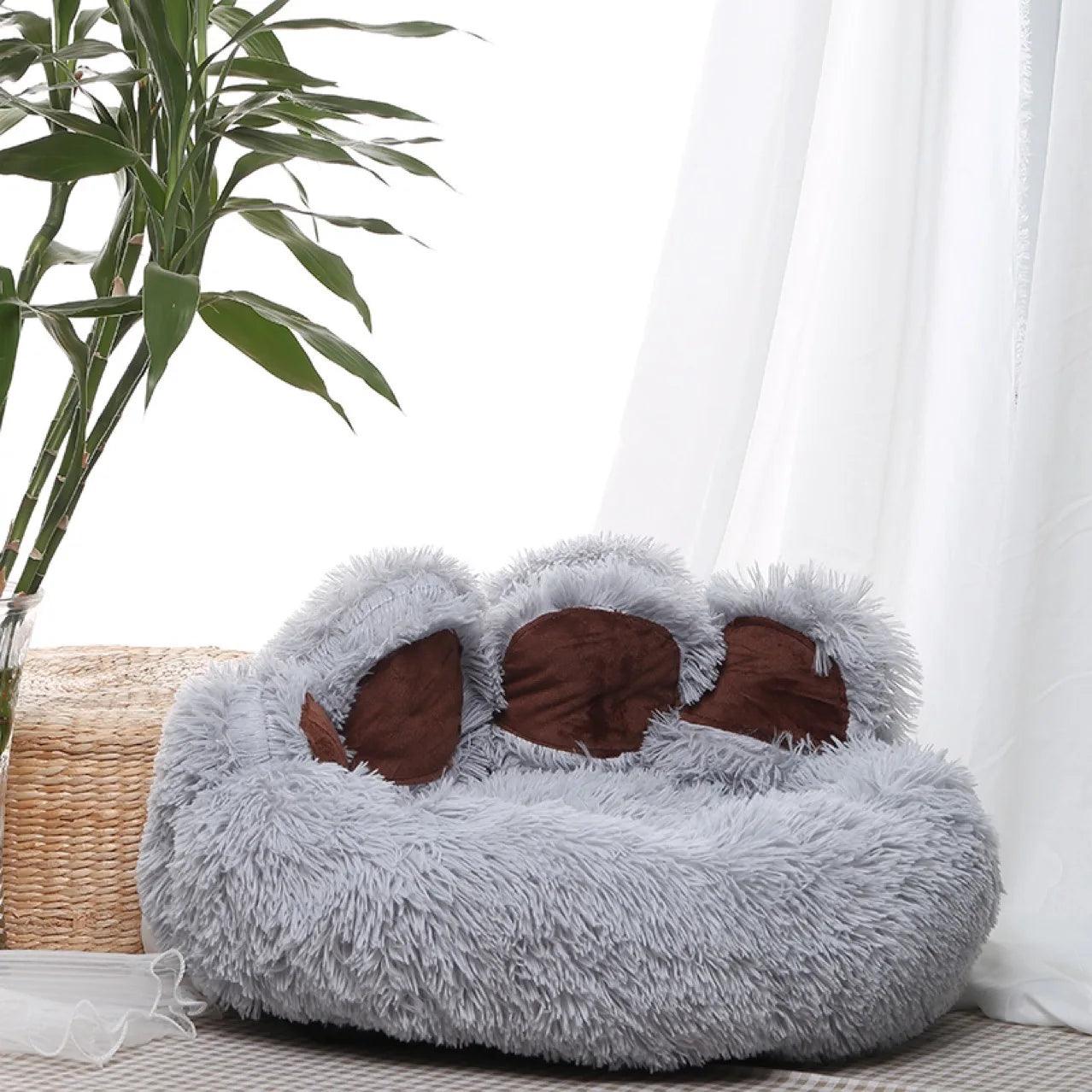 Ultra-Cozy Plush Dog Bed