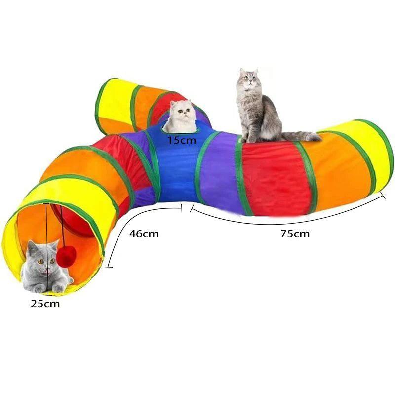 Crinkle Cat Tunnel Toy