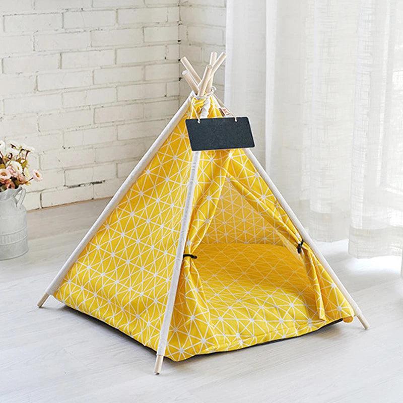Portable Pet Teepee Bed