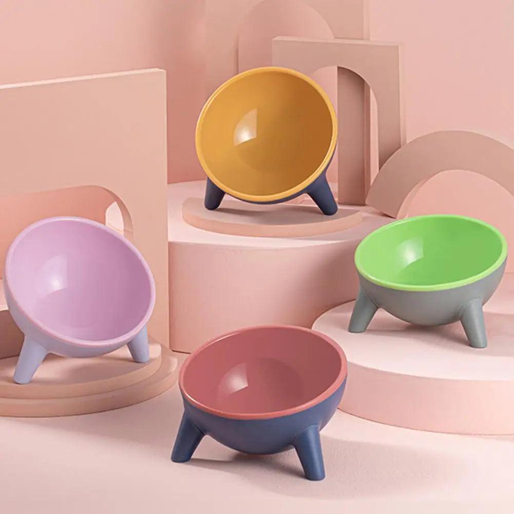 Tilted Cat Food Bowl