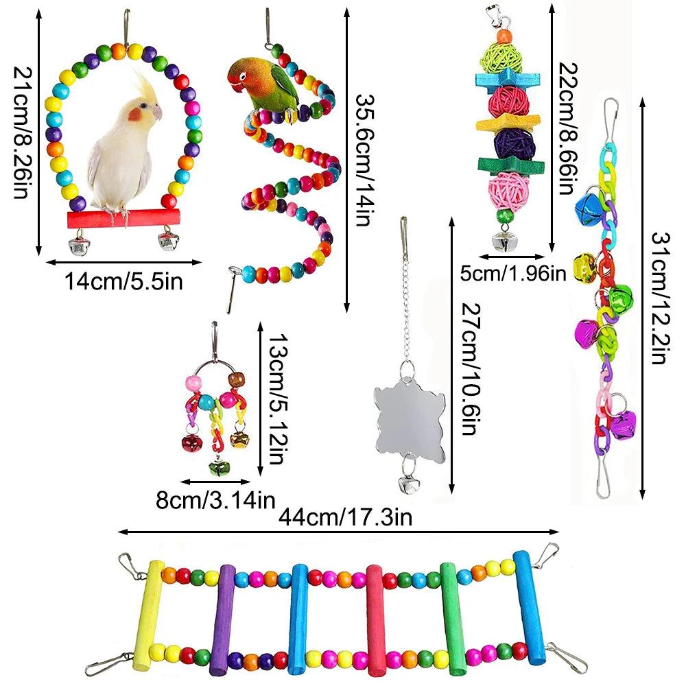 7-in-1 Bird Toy Set