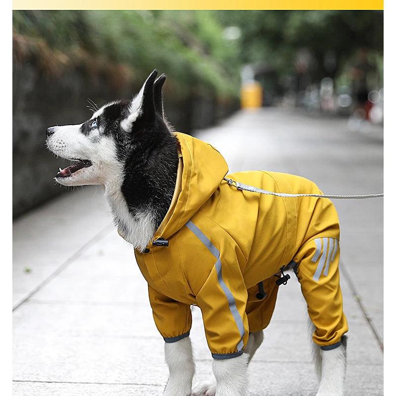 Reflective Waterproof Dog Raincoat