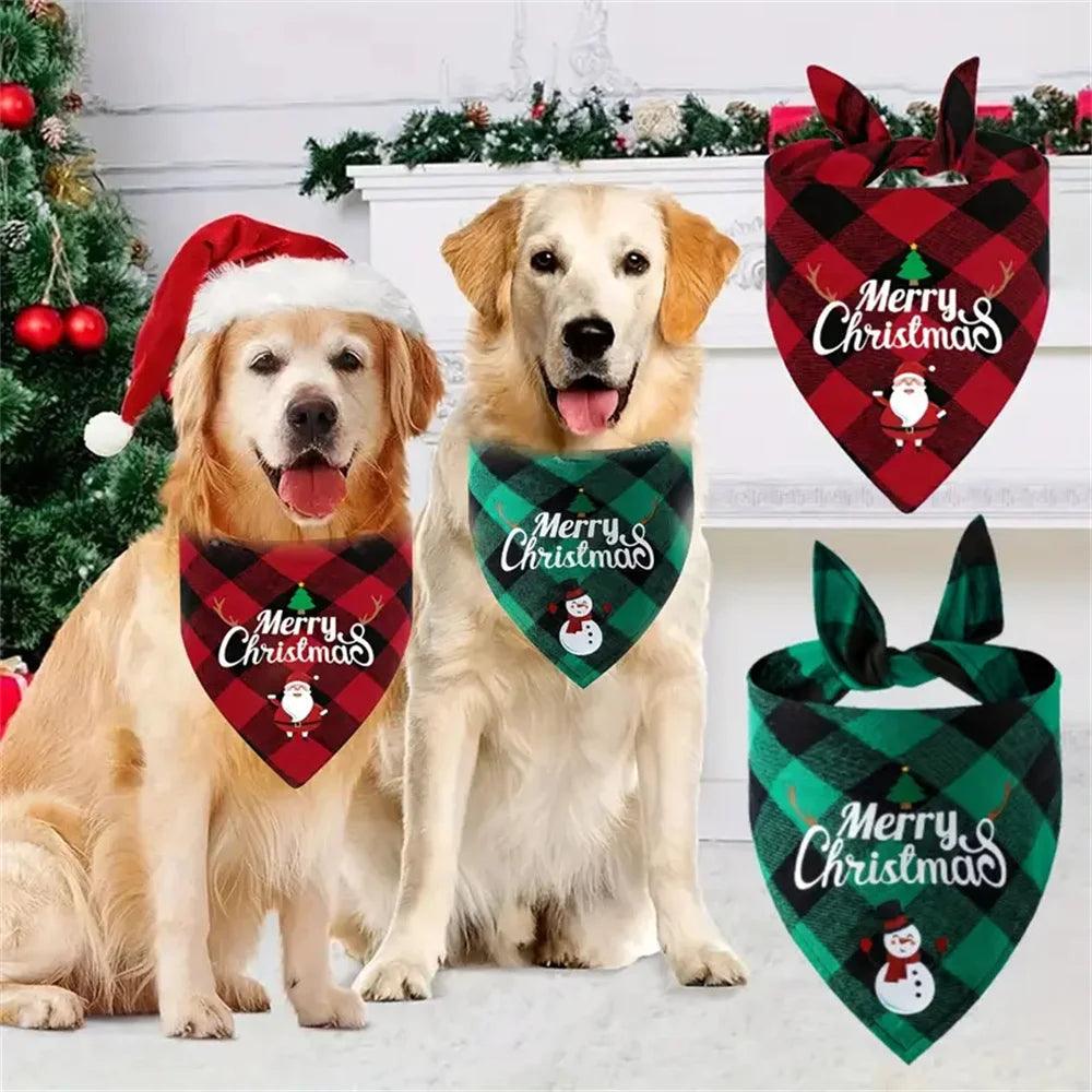 Christmas Dog Bandana Scarf