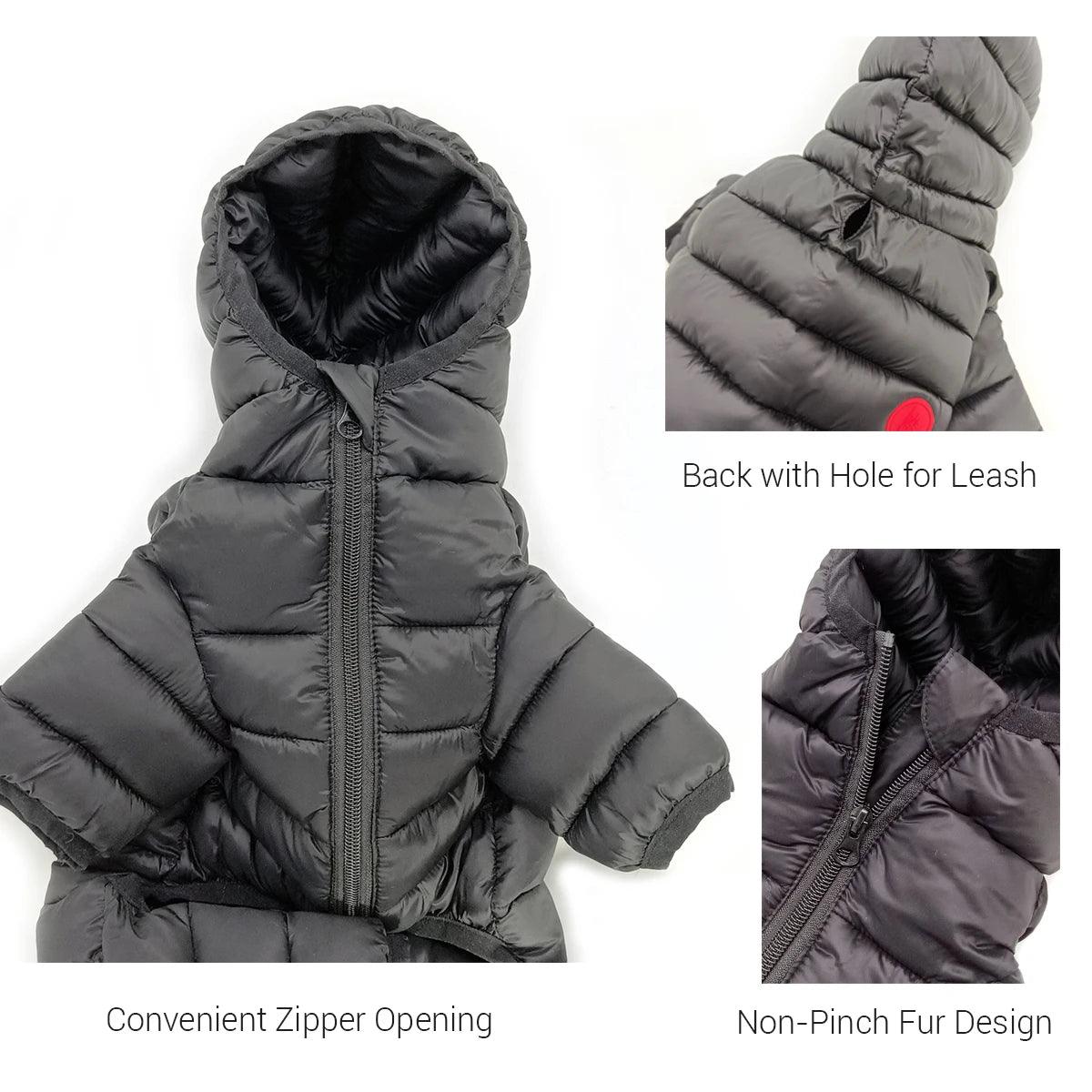 Luxury Winter Dog Overalls