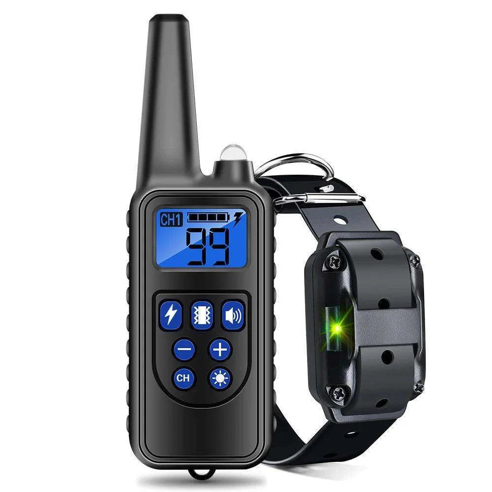 Rechargeable Dog Training CollarDescription:
Take control of your dog’s behavior with this electric training collar! With adjustable shock, vibration, and a clicker, it’s the perfect solution for Regal Pet PalaceRegal Pet PalaceDog Training Collar