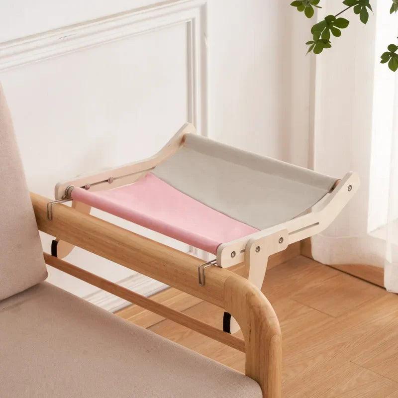 Sturdy Wooden Cat Hammock