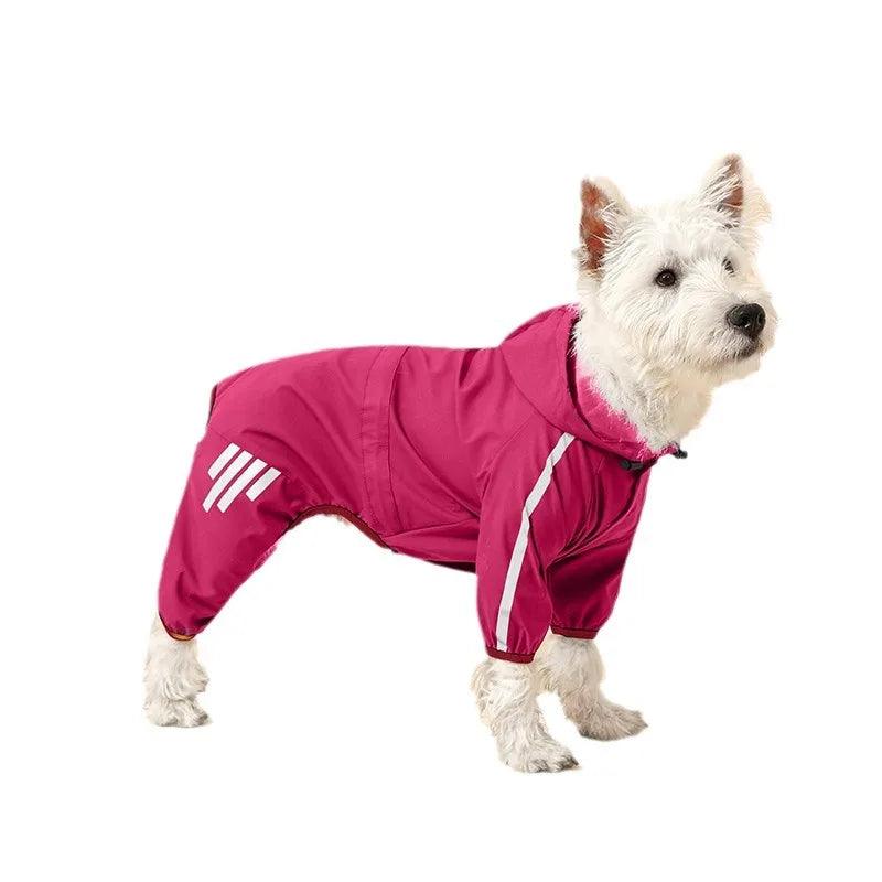 Reflective Waterproof Dog Raincoat