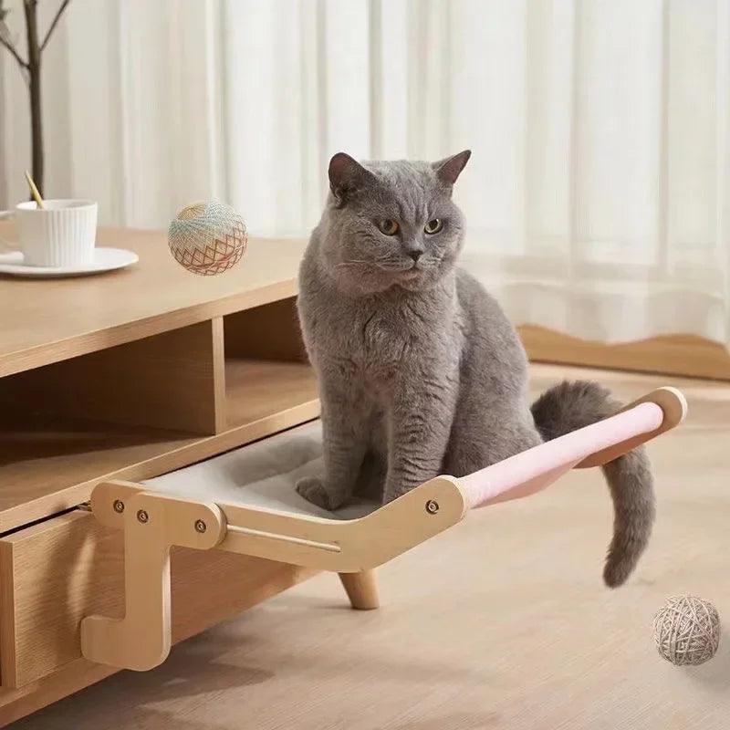 Sturdy Wooden Cat Hammock