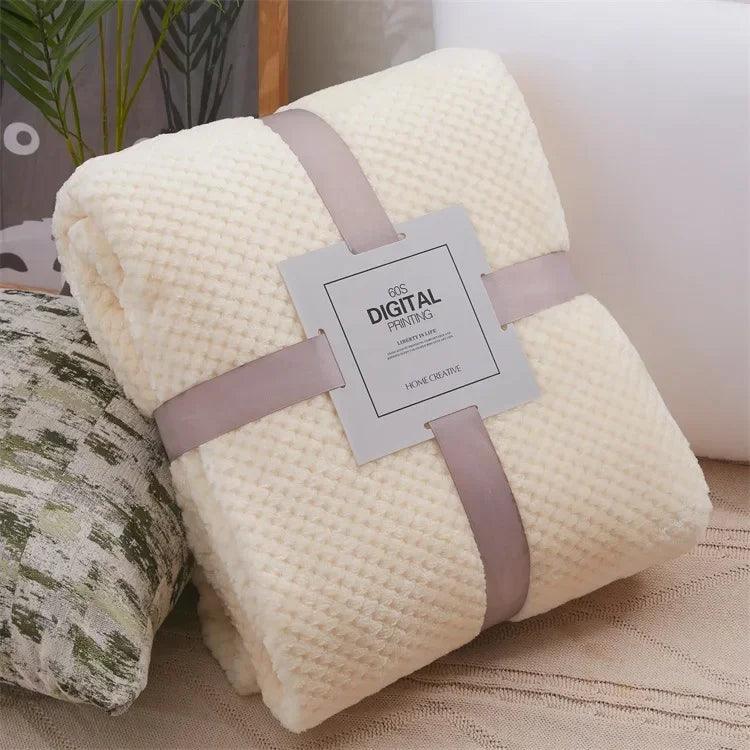 Cozy Coral Fleece Blanket