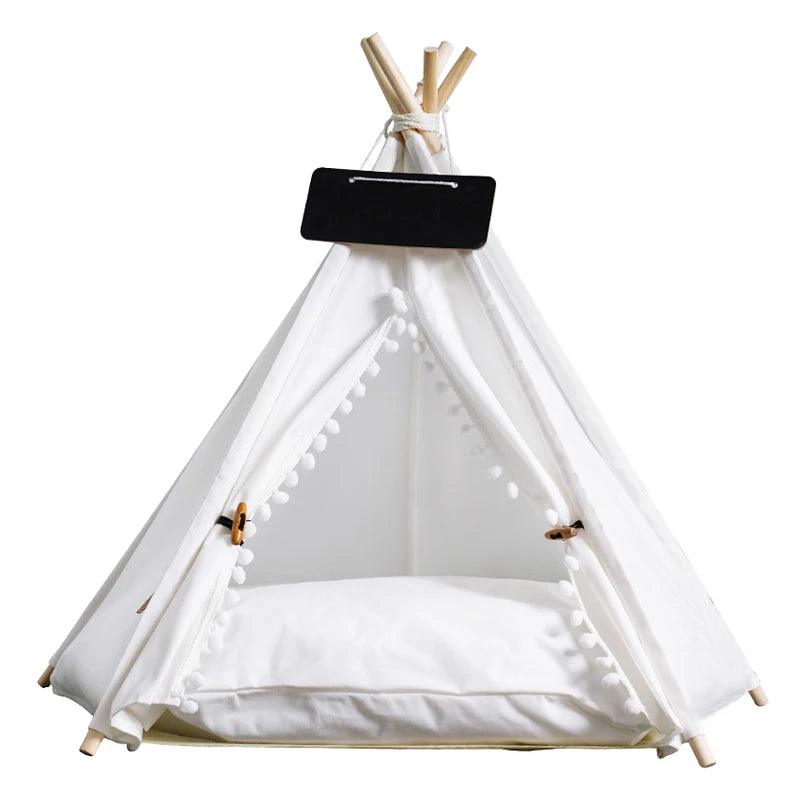 Portable Pet Teepee Bed