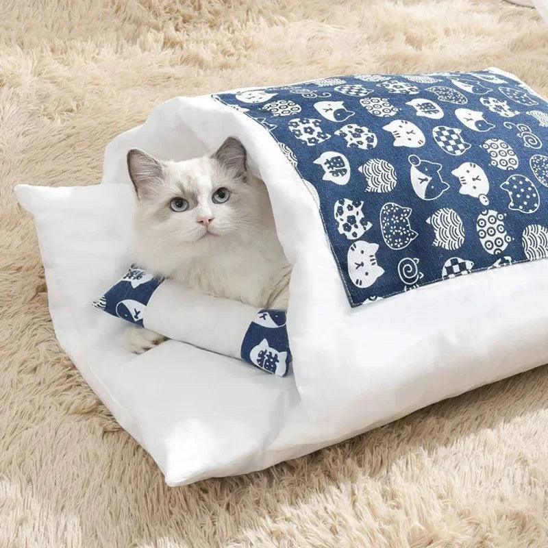 Cozy Japanese Cat Bed