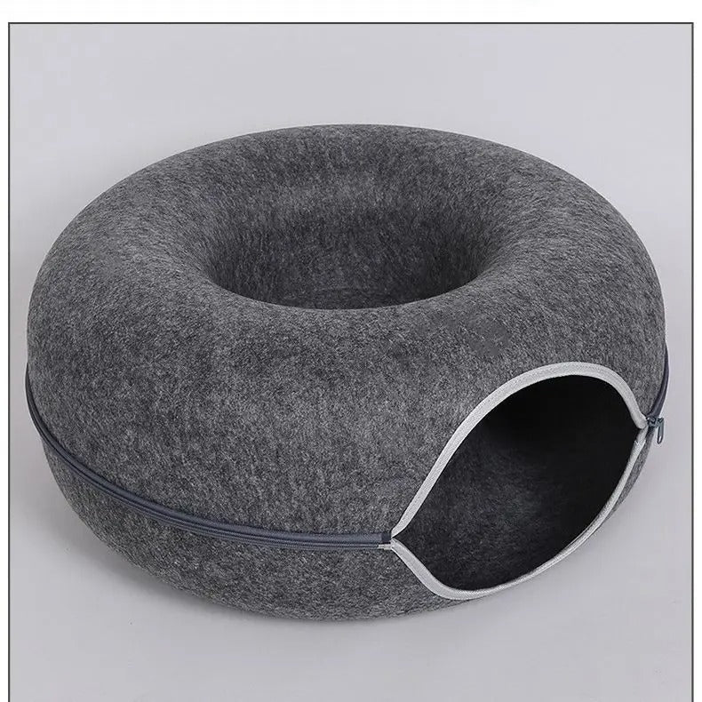 2-in-1 Cozy Cat Tunnel