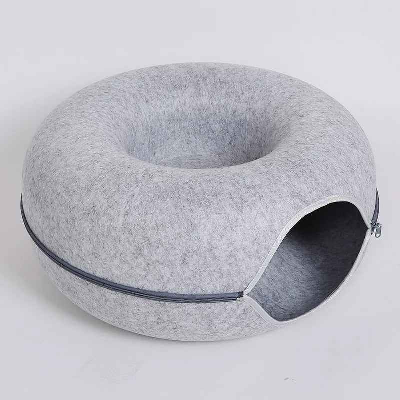 2-in-1 Cozy Cat Tunnel