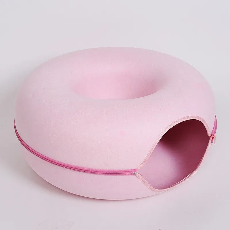 2-in-1 Cozy Cat Tunnel