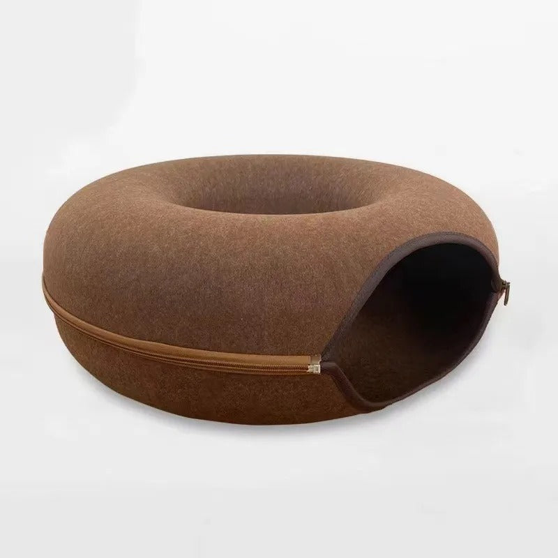 2-in-1 Cozy Cat Tunnel