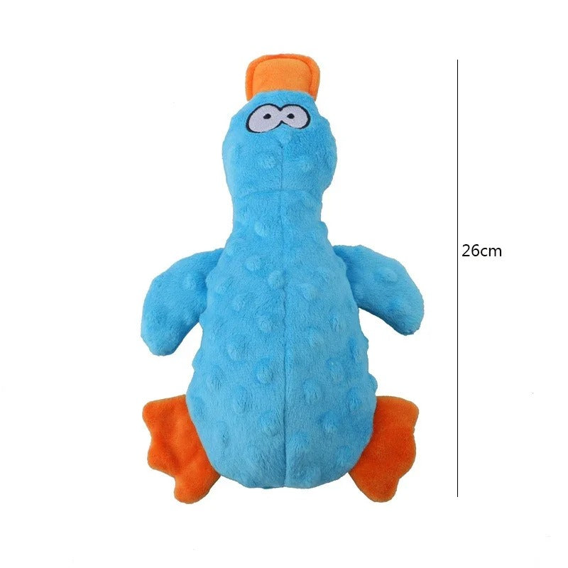 Squeaky Plush Duck Toy