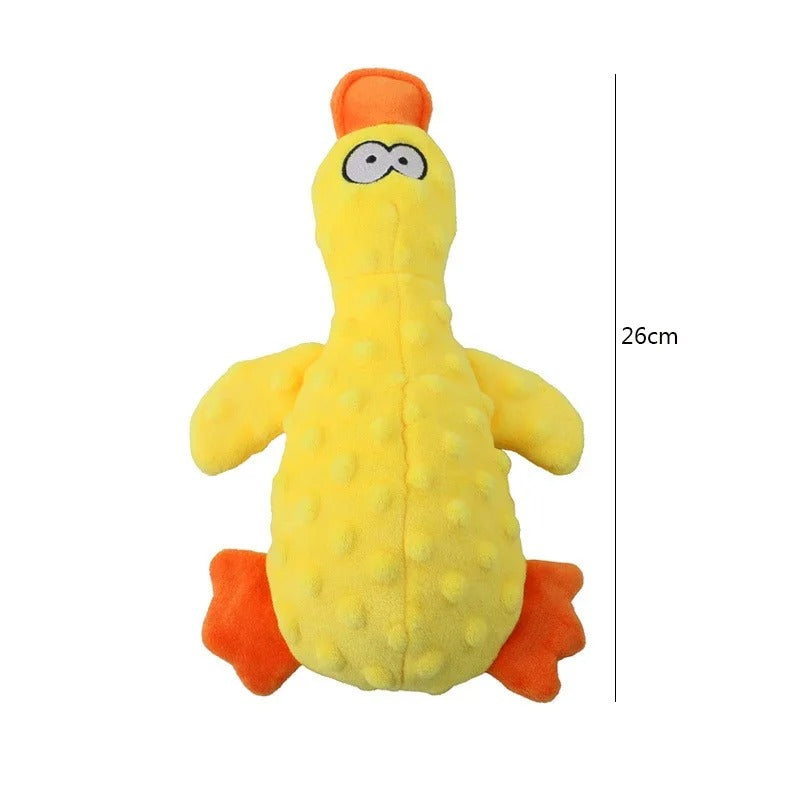 Squeaky Plush Duck Toy