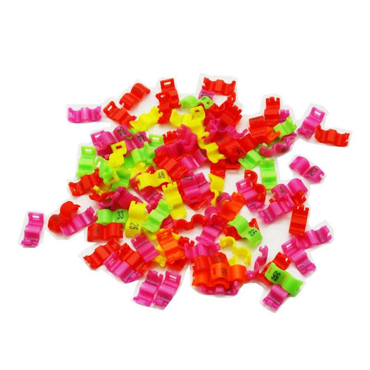 20 Pcs Bird Leg Identification Rings