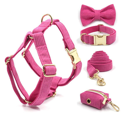 Luxury Hot Pink Dog Harness
