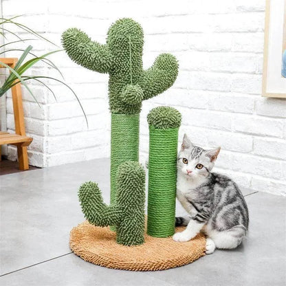 Cactus Cat Tree ToyDescription:
Your cat’s new favorite hangout! This playful cactus-themed cat tree features a scratching post, ball toy, and cozy mushroom condo—perfect for climbing,Regal Pet PalaceRegal Pet PalaceCactus Cat Tree
