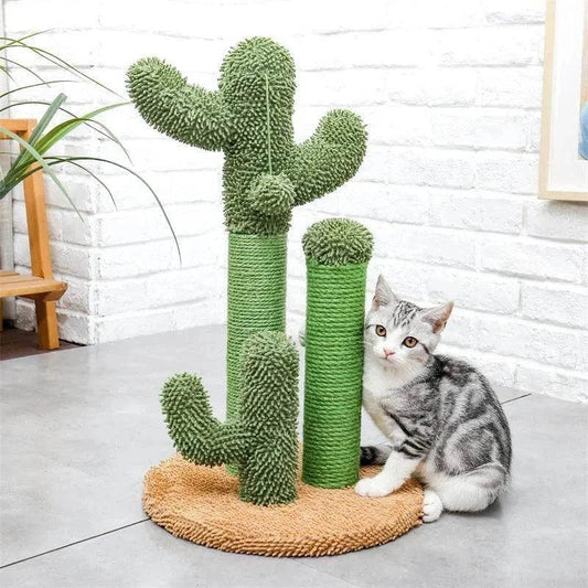 Cactus Cat Tree ToyDescription:
Your cat’s new favorite hangout! This playful cactus-themed cat tree features a scratching post, ball toy, and cozy mushroom condo—perfect for climbing,Regal Pet PalaceRegal Pet PalaceCactus Cat Tree
