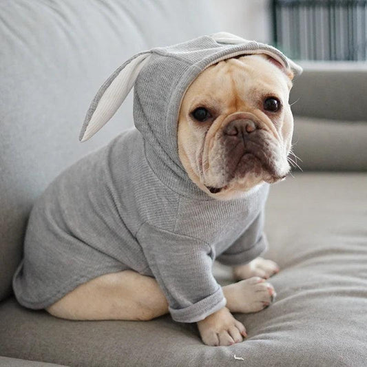 Cute Rabbit Ear Dog Hoodie