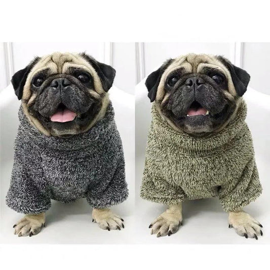 Cozy Bulldog Fleece Hoodie