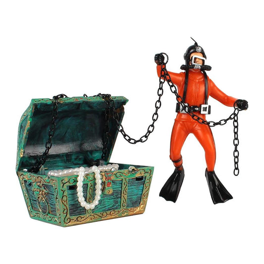 Diver Treasure Chest Ornament