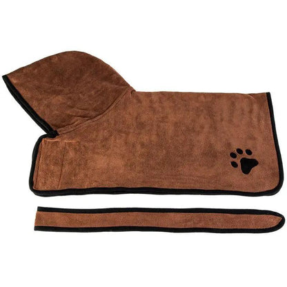 Quick Dry Dog Bathrobe