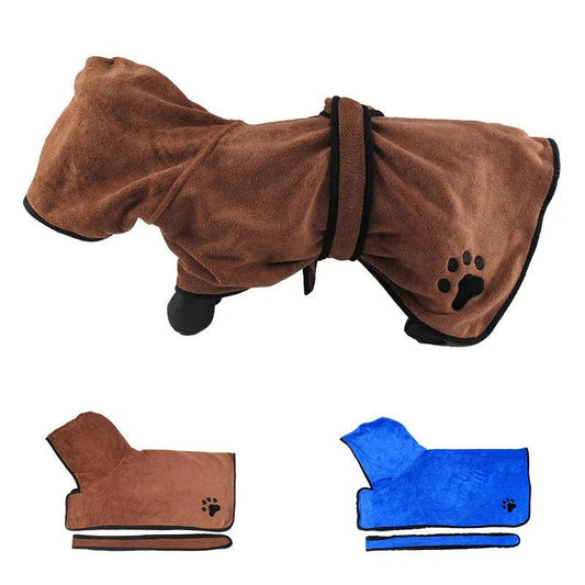 Quick Dry Dog Bathrobe