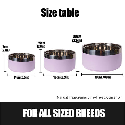 Non-Slip Stainless Steel Pet Bowl