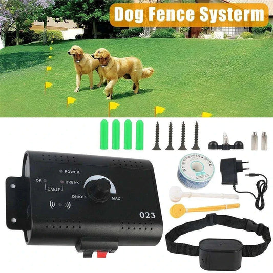 Wireless Electronic Pet FenceDescription:

Keep your dog safe while giving them freedom! This electronic pet fence system trains your pup to stay within set boundaries, ensuring their security wRegal Pet PalaceRegal Pet PalaceWireless Electronic Pet
