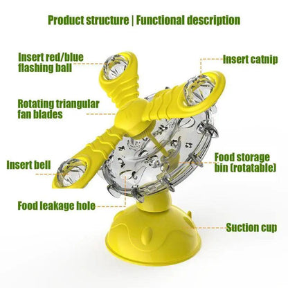 Interactive 360° Cat Treat Toy