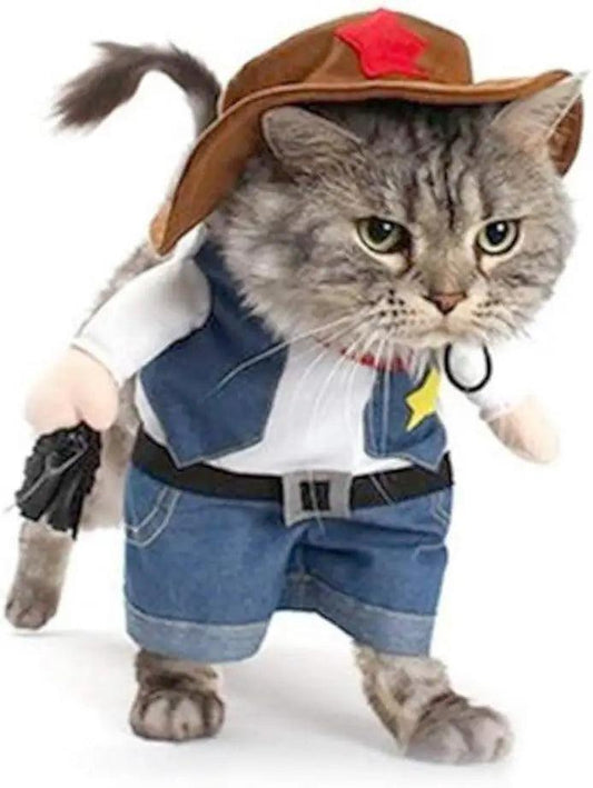 Funny Dog Cowboy Costume