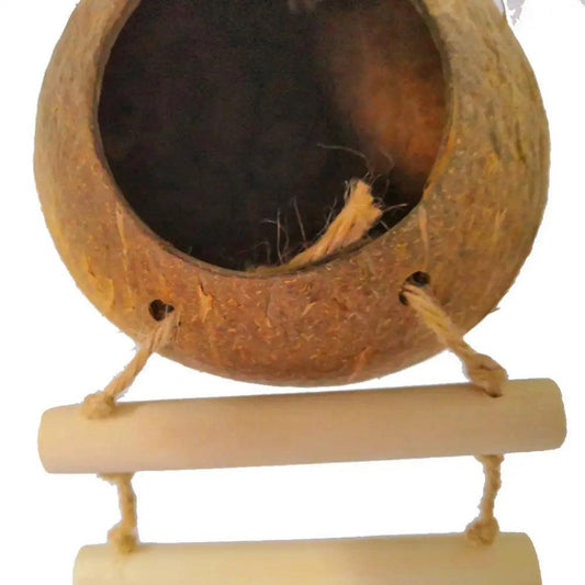 Coconut Shell Bird Hammock