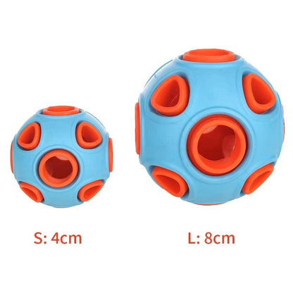Interactive Food-Dispensing Dog Ball