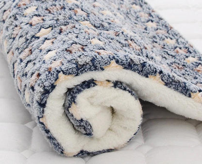 Cozy Bear Pattern Pet Bed