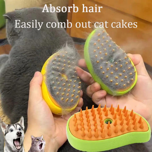 3-in-1 Pet Steam Brush