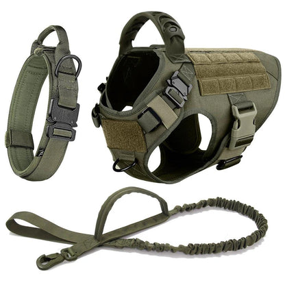 Tactical Dog Harness Set