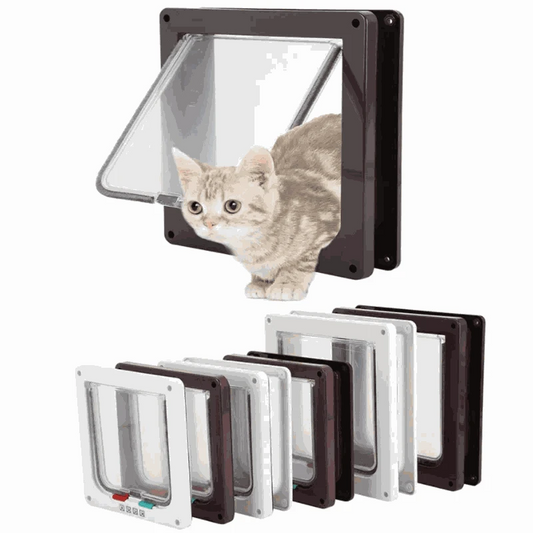 4-Way Lock Cat FlapDescription:

Give your pets freedom with this secure, adjustable 4-way lock flap door. Perfect for keeping your home safe while allowing your dog or cat to come andRegal Pet PalaceRegal Pet Palace4-Way Lock Cat