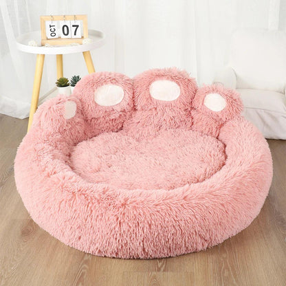 Ultra-Cozy Plush Dog Bed