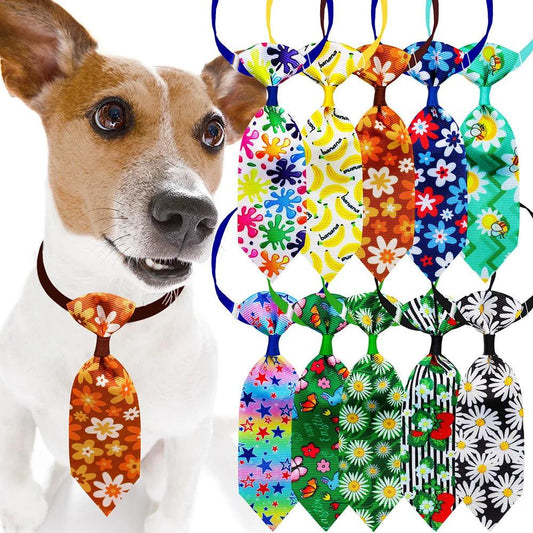 50pcs Stylish Pet Bowties