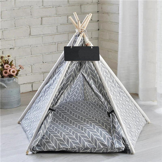 Portable Pet Teepee Bed
