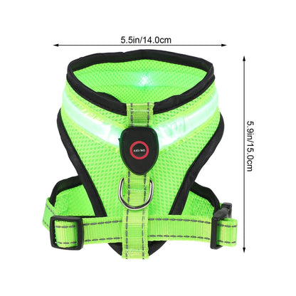 Glow LED Dog Vest Harness