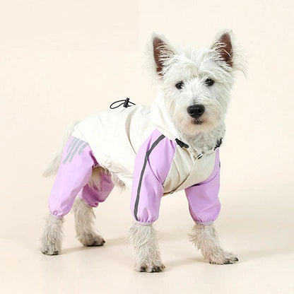 Waterproof Puppy Raincoat Jumpsuit