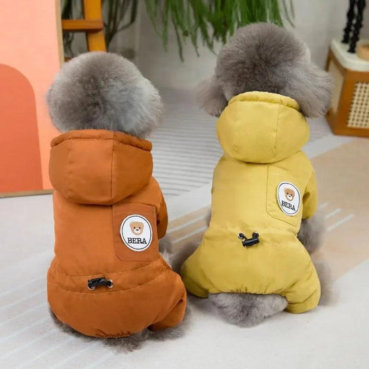 Cozy Winter Dog Parka Suit
