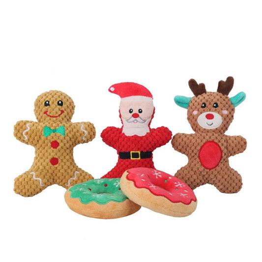 Festive Squeaky Dog Toy